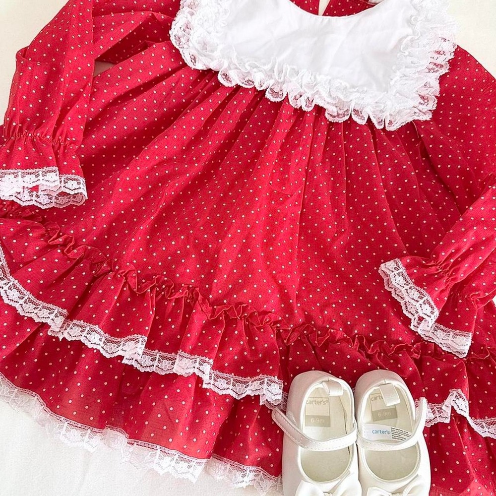 Vintage Polka Dot Dress  Rare Winnie the Pooh by Disney size 4T r